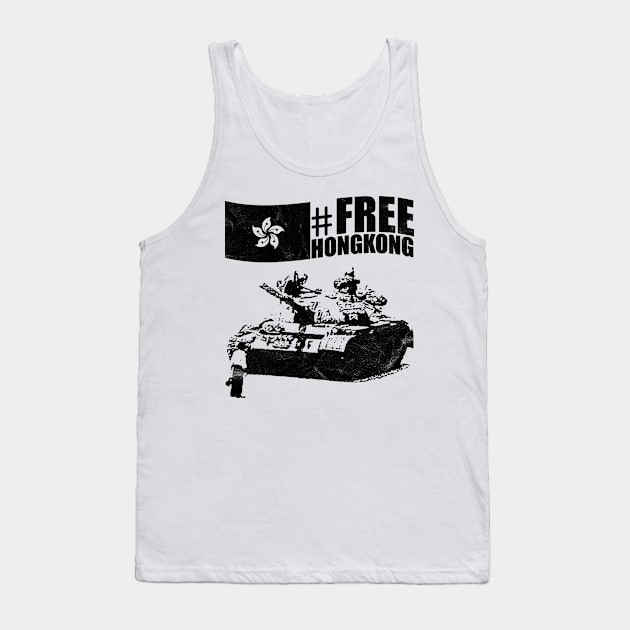 Free Hong Kong Protest against China Tshirt Tank Top by avshirtnation